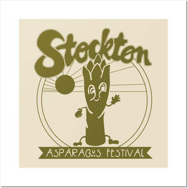 Stockton Asparagus Festival Wall Art by MindsparkCreative